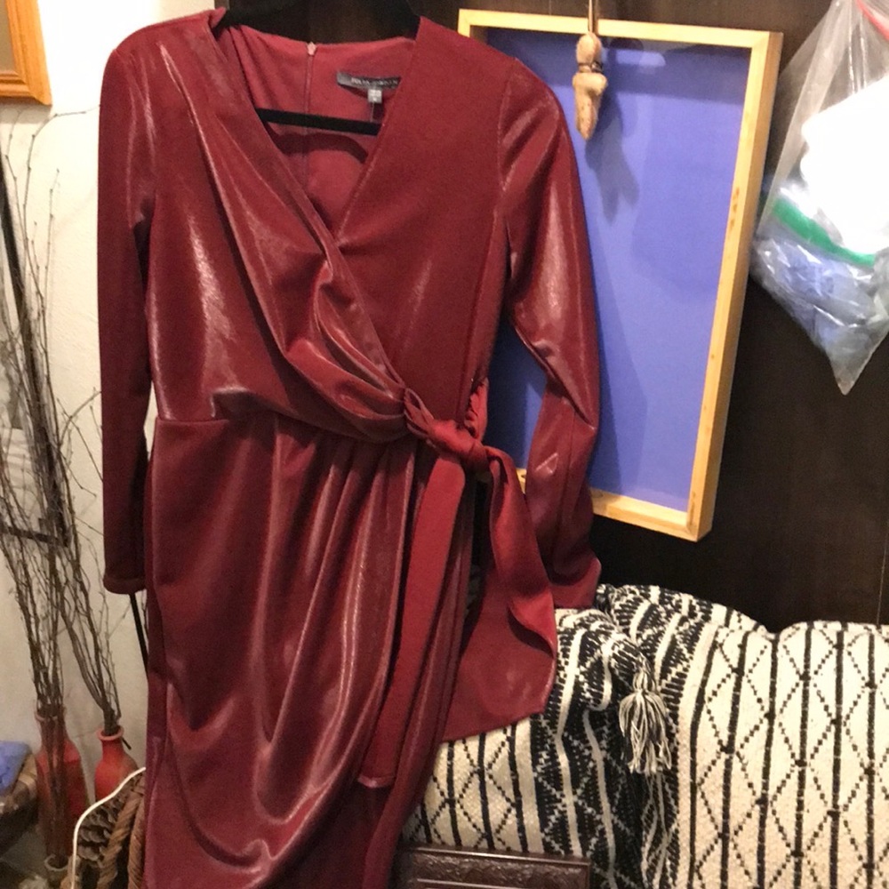 Julia Jordan Dress Size 4  Color:Red Wine
